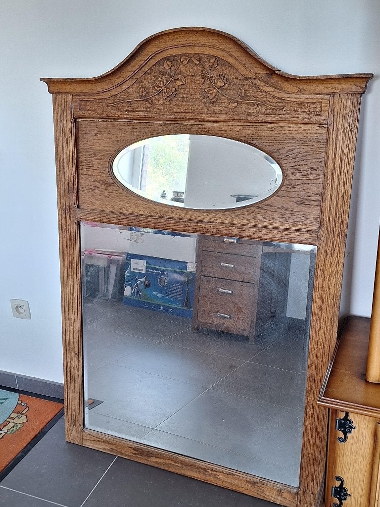 Spiegel, Huis en Inrichting, Woonaccessoires | Spiegels, Ophalen, Gebruikt, 100 tot 150 cm, 75 tot 100 cm