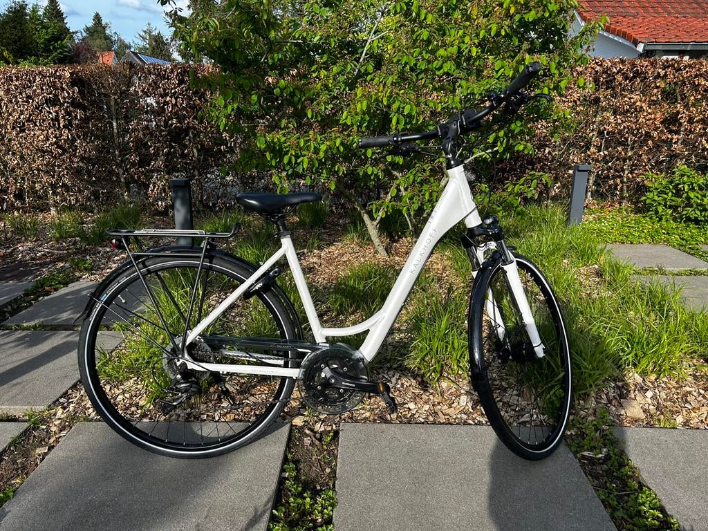 Kalkhoff fiets maat M met hangslot en mand, Fietsen en Brommers, 47 tot 51 cm, Ophalen, Gebruikt, Overige merken