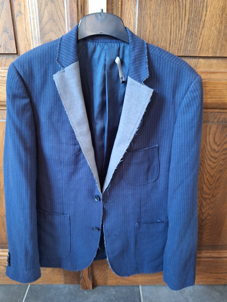 Heren Blazer slim fit maat 48, Ophalen, WE, Zo goed als nieuw, Maat 48/50 (M)