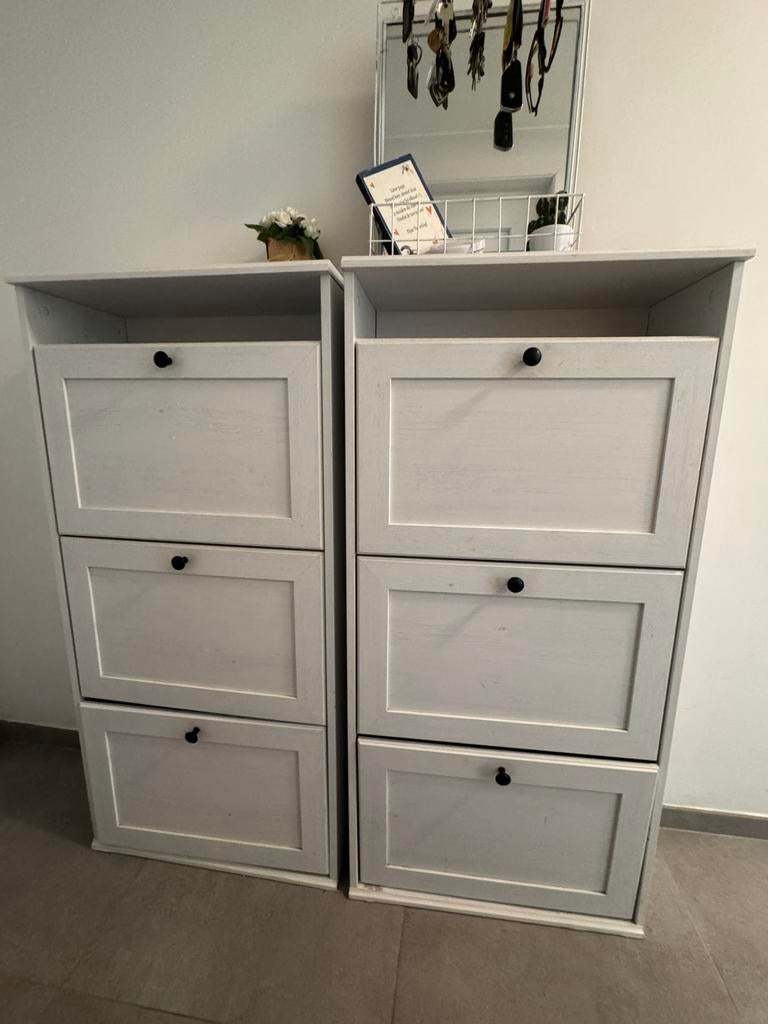 2 schoenenkasten, Huis en Inrichting, Ophalen, Gebruikt