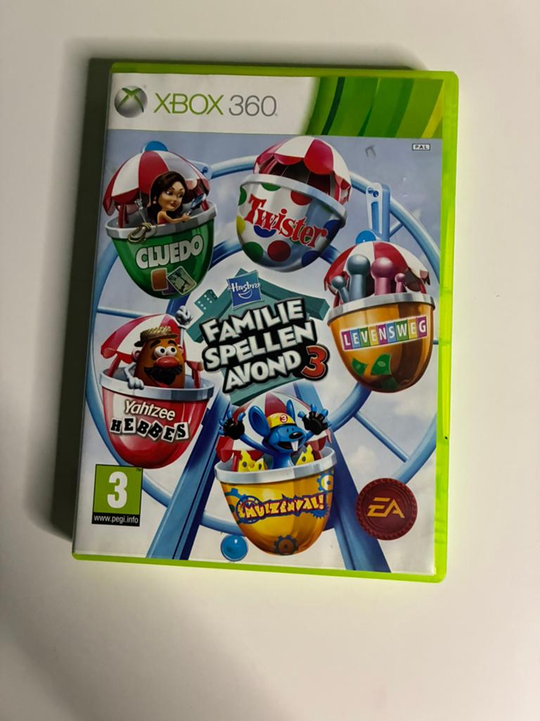 Hasbro Familie Spellen Avond 3 - Xbox 360, Games en Spelcomputers, Ophalen of Verzenden, Zo goed als nieuw