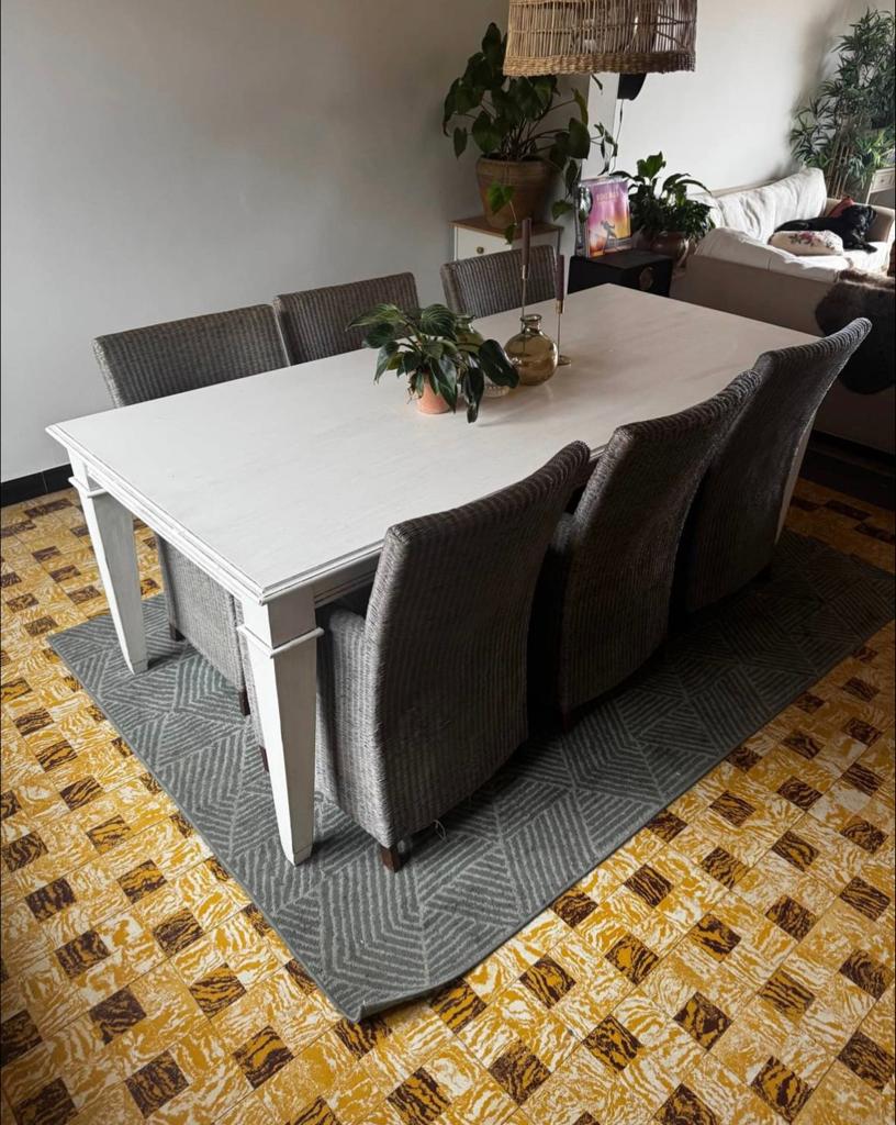 Landelijke eetkamer te koop, Huis en Inrichting, Complete eetkamers, Ophalen, Zo goed als nieuw