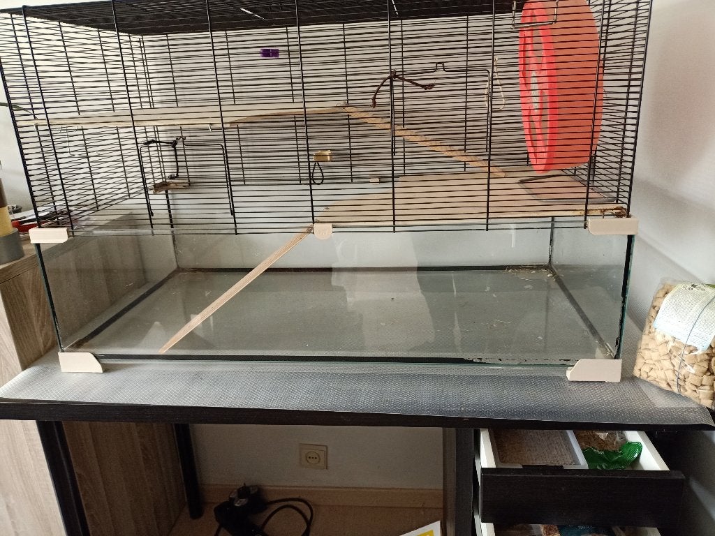Kooi voor knaagdieren: reuze/hamster,cavia,chinchi,muis,rat., Ophalen, Kooi, Gebruikt, 60 tot 90 cm