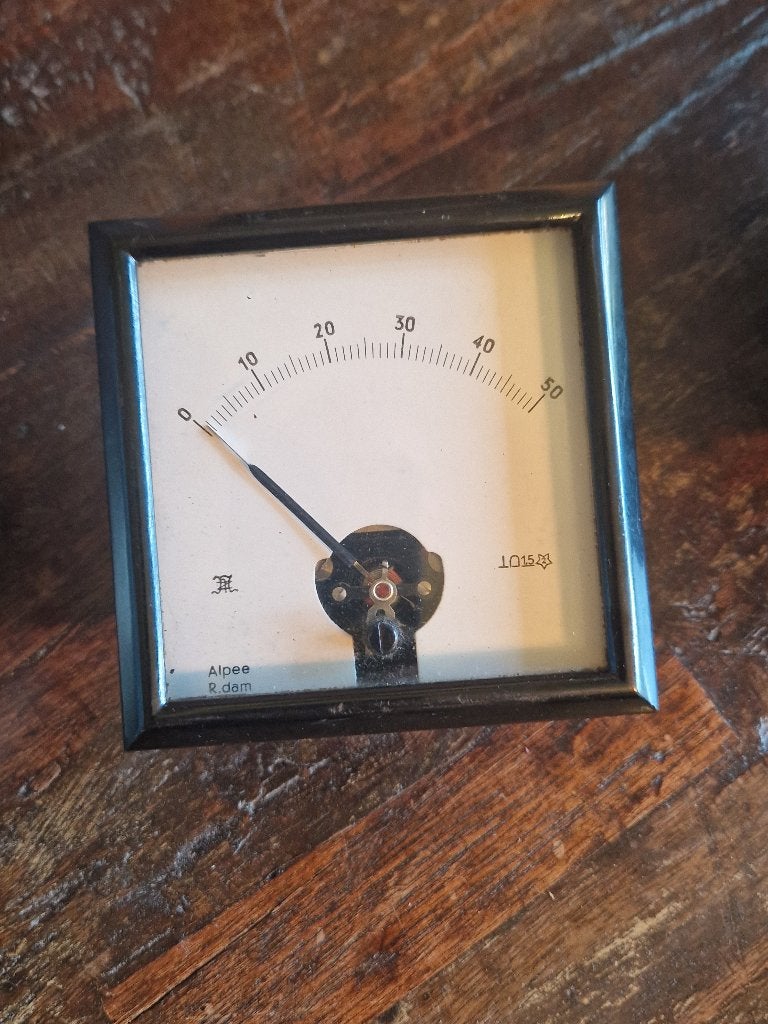 Vintage Sovjet analoge voltmeter, microampèremeter, Antiek en Kunst, Ophalen of Verzenden
