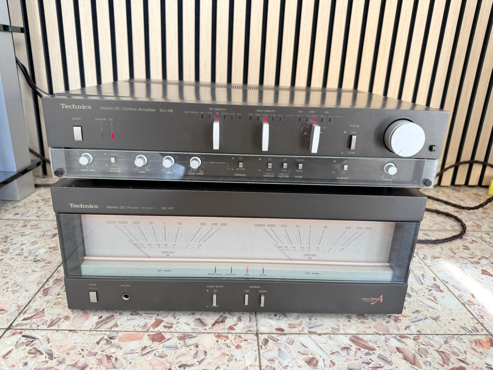 Technics SE-A5+SU-A6, Audio, Tv en Foto, Versterkers en Ontvangers, Ophalen, Zo goed als nieuw