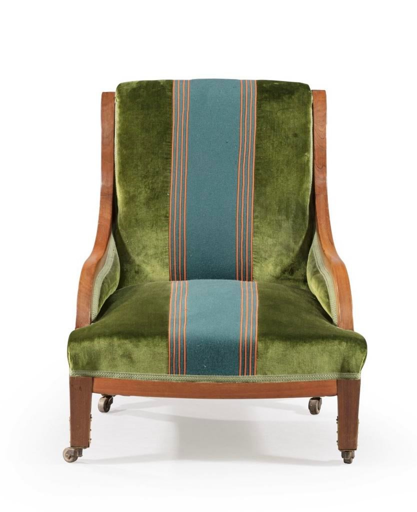 GUSTAVE SERRURIER-BOVY LOUNGE ZETEL CIRCA 1895, Ophalen of Verzenden