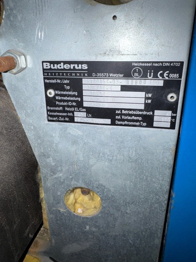 Mazout ketel Buderus G 205, Ophalen, Gebruikt, Onderdeel, Ouder dan 10 jaar