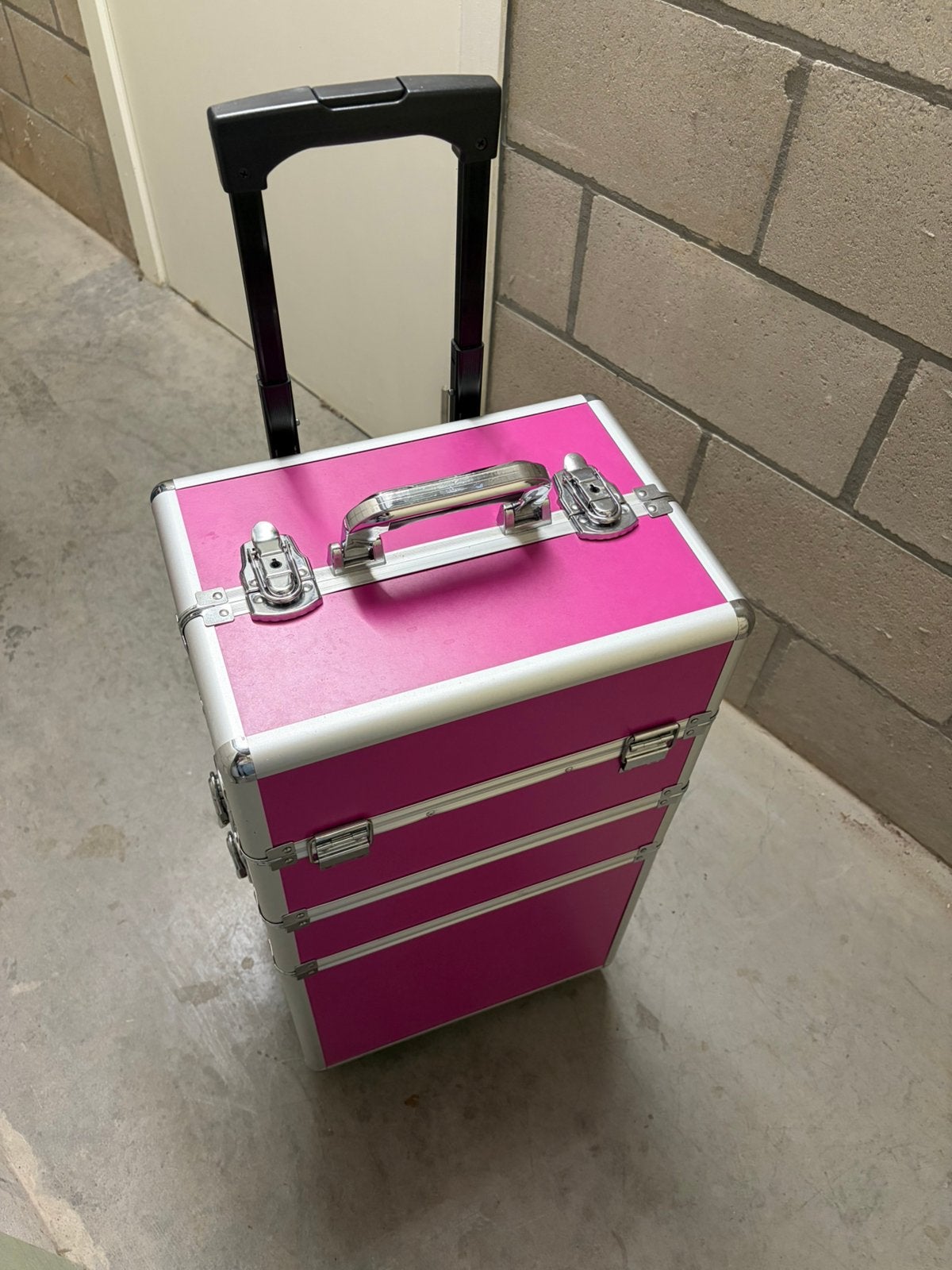 Kapper trolley / werk trolley, Ophalen, Gebruikt, Roze