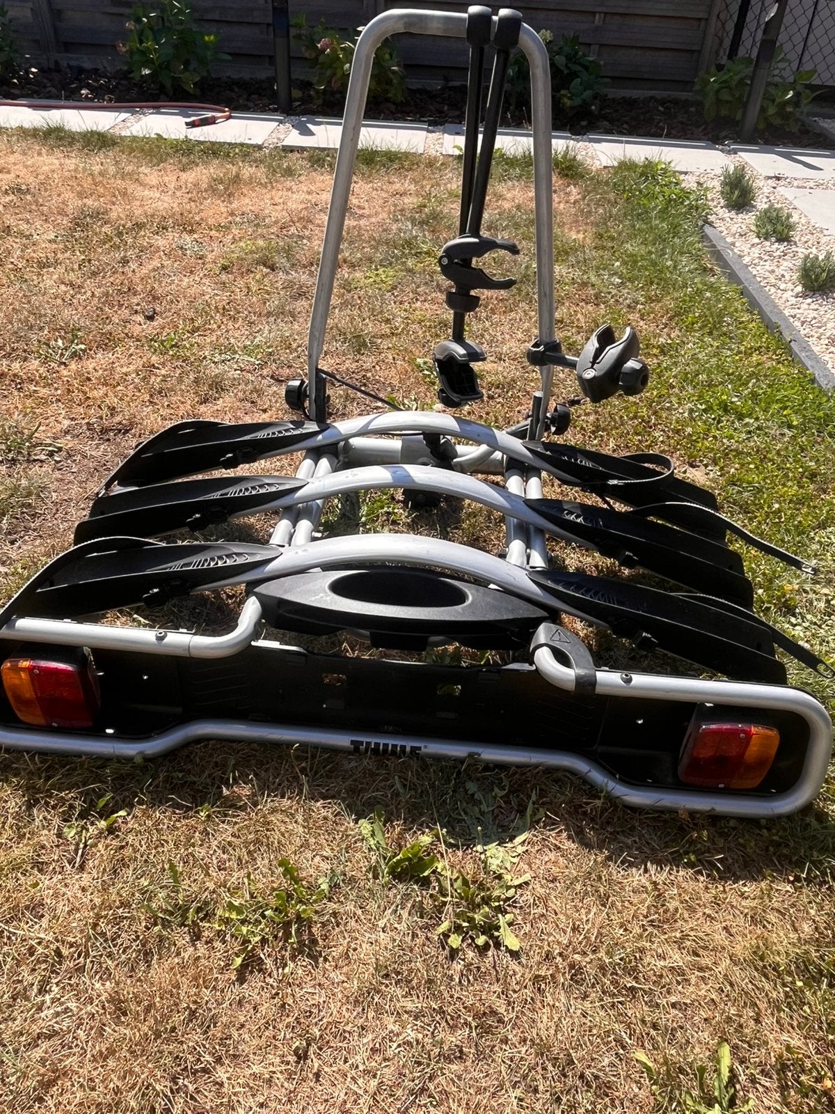 Thule fietsenrek 3 fietsen, Autos : Divers, Porte-vélos, Enlèvement, 3 vélos ou plus, Utilisé, Support d'attelage