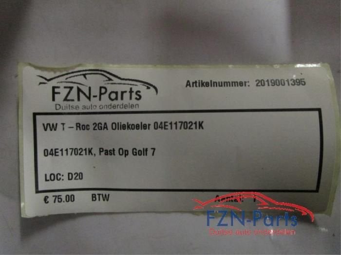 Oliekoeler Volkswagen T-Roc (22742236), Auto-onderdelen, Ophalen of Verzenden, Gebruikt
