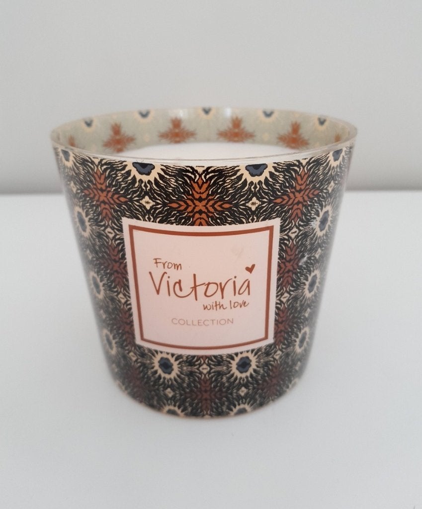 Nieuwe Victoria with Love kaars - Etnisch patroon - Small, Ophalen of Verzenden, Nieuw, Kaars