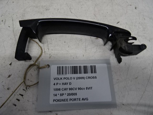 PORTIERGREEP BUITEN LINKS VOOR Volkswagen Polo V (6R), Gebruikt, Volkswagen, Volkswagen AG, Voor