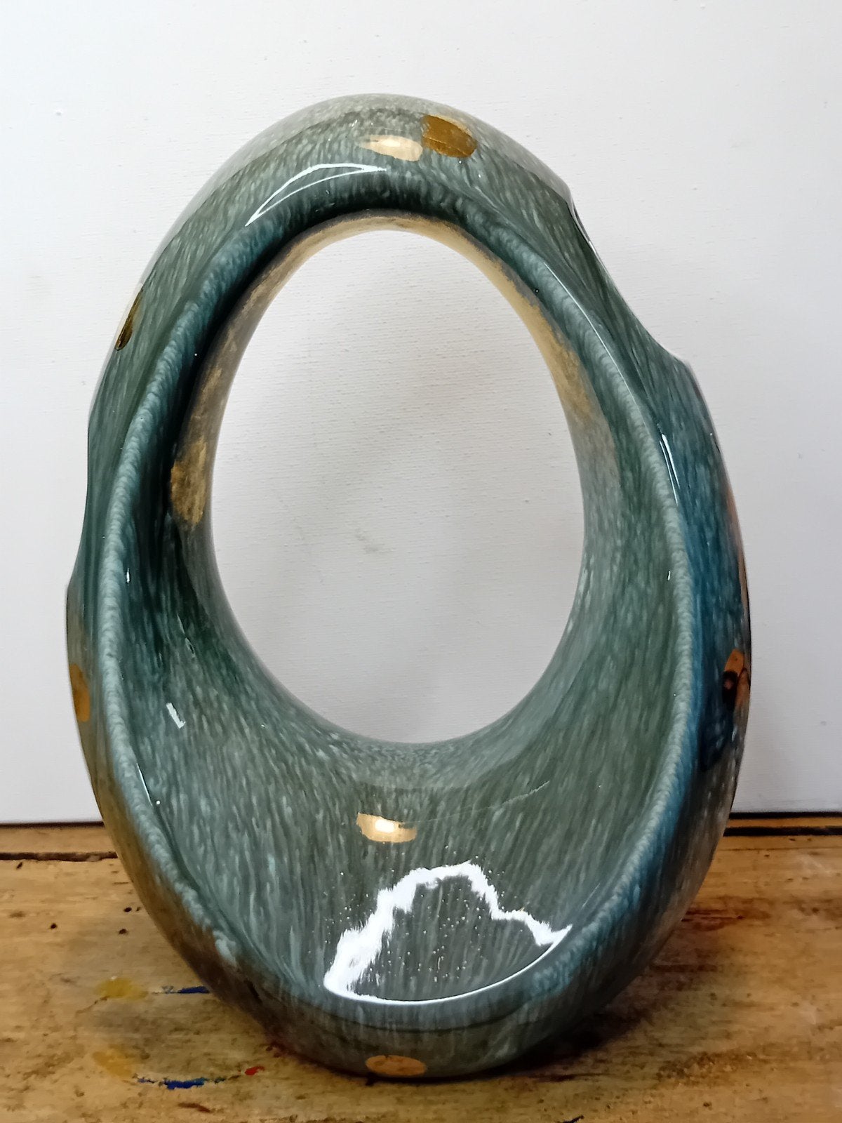 Modernistische sculpturale vaas - Keramiek - Alexandre Wemme, Antiek en Kunst, Antiek | Keramiek en Aardewerk, Verzenden