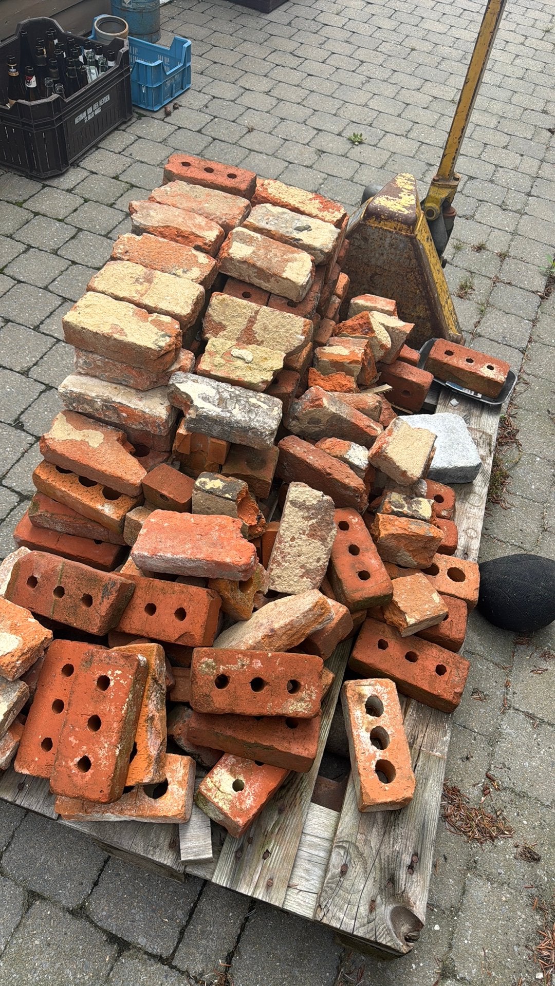 Restant facadestenen. GRATIS, Enlèvement, Comme neuf