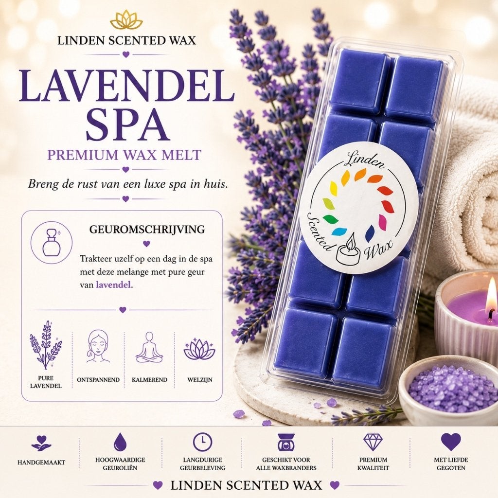 Parfum Waxmelts LAVENDER SPA, parfum à base de fleurs, Enlèvement ou Envoi, Neuf, Cire, Bougie
