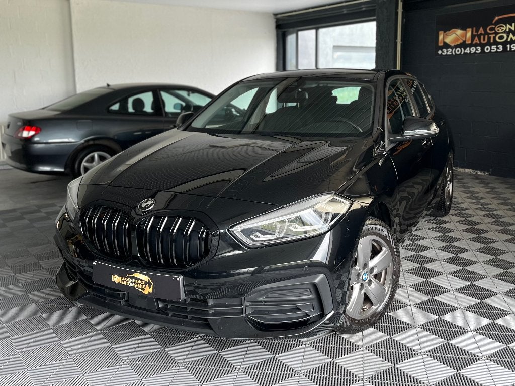 BMW 116dA 1er Propriétaire Garantie 12 mois, Euro 6, Noir, 5 portes, Automatique