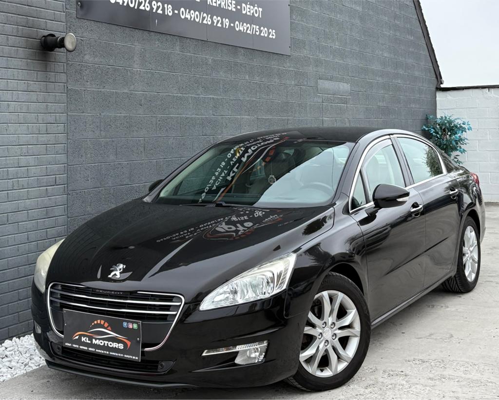 PEUGEOT 508 BERLINE 2.0HDI 136CV 2012 171 000KM CARPASS, Auto's, Peugeot, Voorwielaandrijving, Euro 5, Beige, Zwart