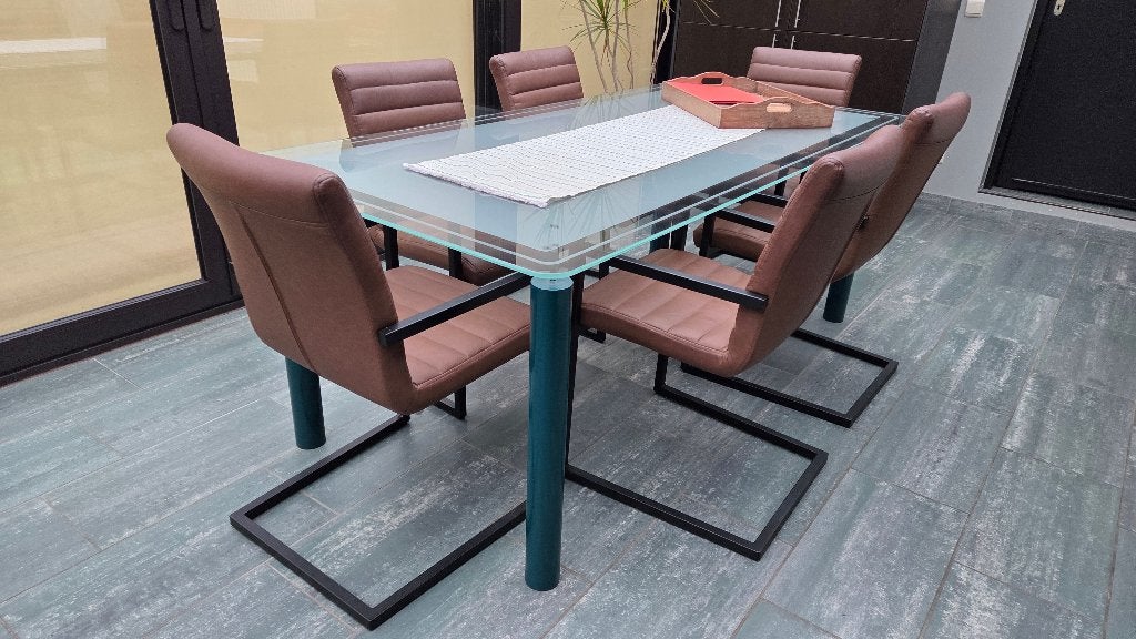 6 Industriële stoelen - GRATIS !!!, Maison & Meubles, Chaises, Synthétique, Brun, Enlèvement, Industrieël