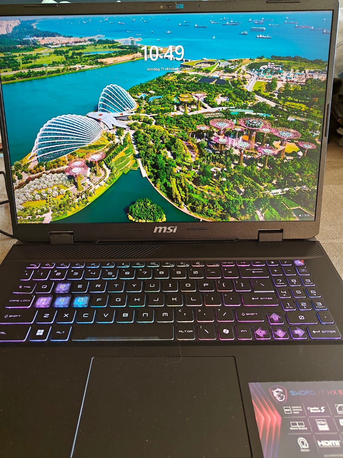 MSI Gaming laptop, Informatique & Logiciels, Enlèvement, Gaming