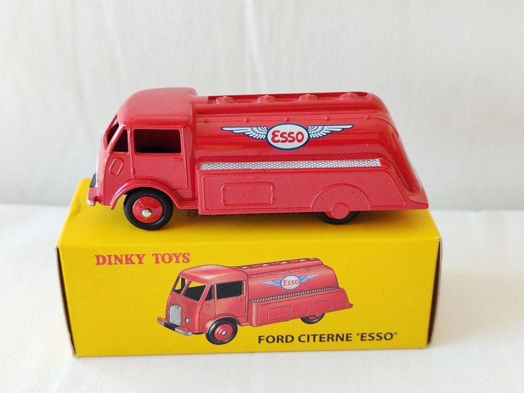 Dinky Atlas _ Ford Citerne Esso _ ref. 25U., Enlèvement ou Envoi, Comme neuf, Bus ou Camion, Dinky Toys