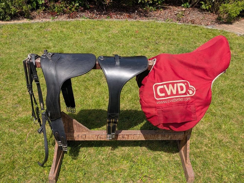 Springzadel CWD 17 inch, met toebehoren, Dieren en Toebehoren, Ophalen, Gebruikt, Springen