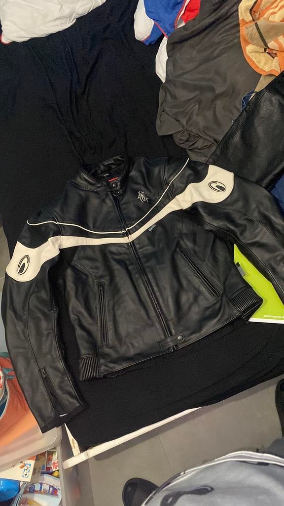 Stoere motorjas, Ophalen, Tweedehands, Dames, Jas | leer