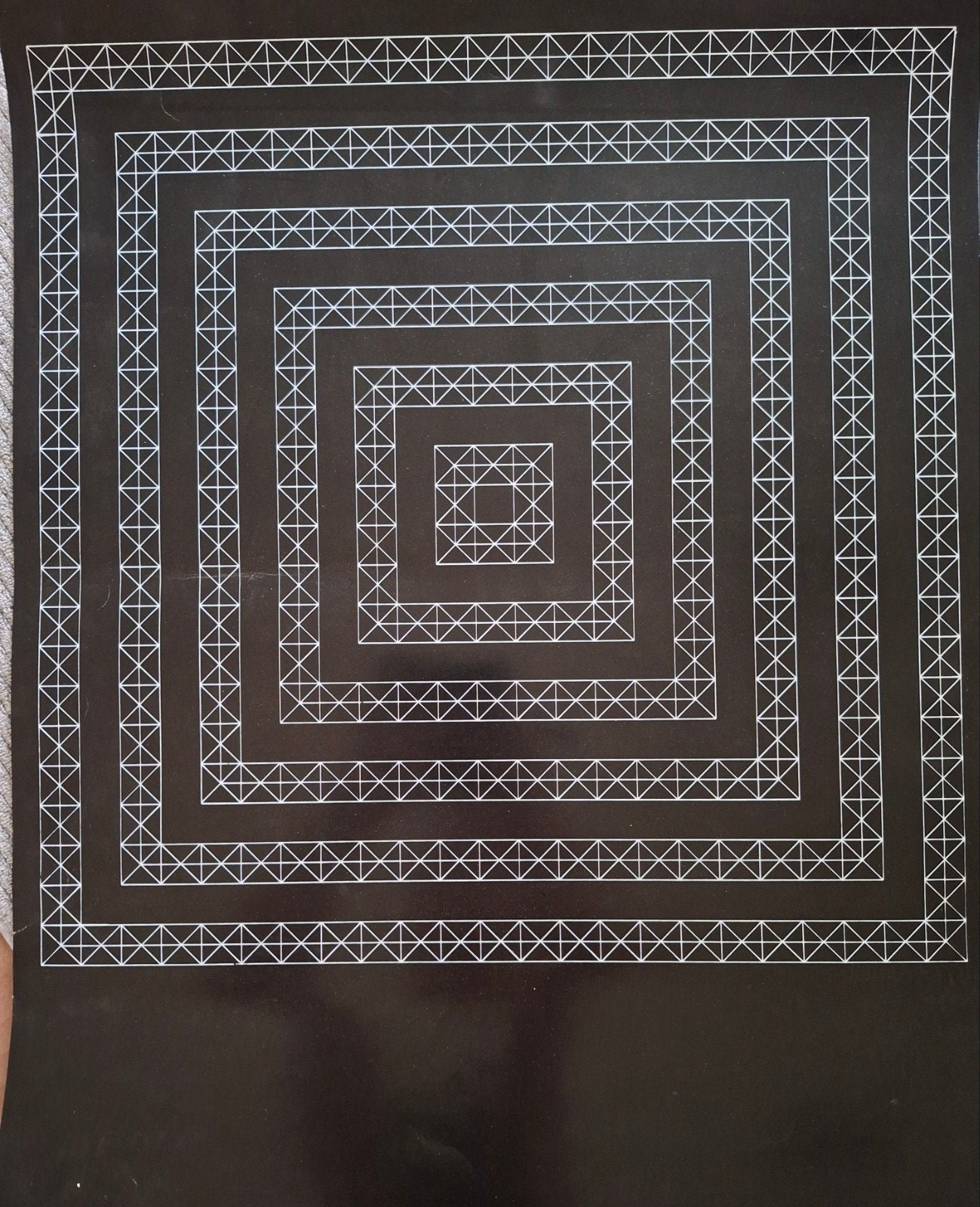 VERSTOCKT Marc "Geometrie" zeefdruk, Genummerd, Ophalen of Verzenden, Zeefdruk