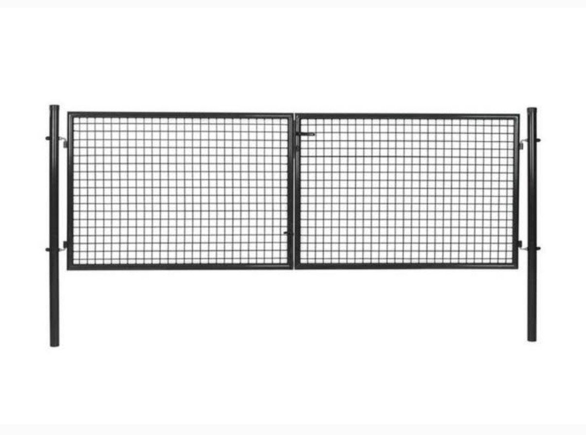 Nieuwe dubbele tuinpoort 3m x 1m50 hoog compleet., Ophalen of Verzenden, Nieuw