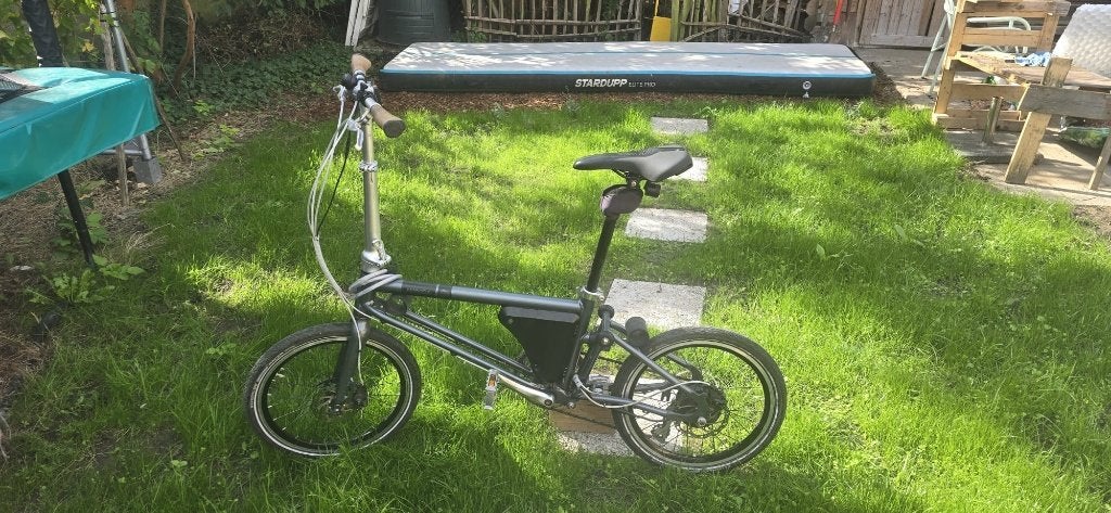 Ahooga plooifiets (36V, schijfremmen, 17kg), Fietsen en Brommers, Gebruikt, Versnellingen, Schijfrem, Ophalen