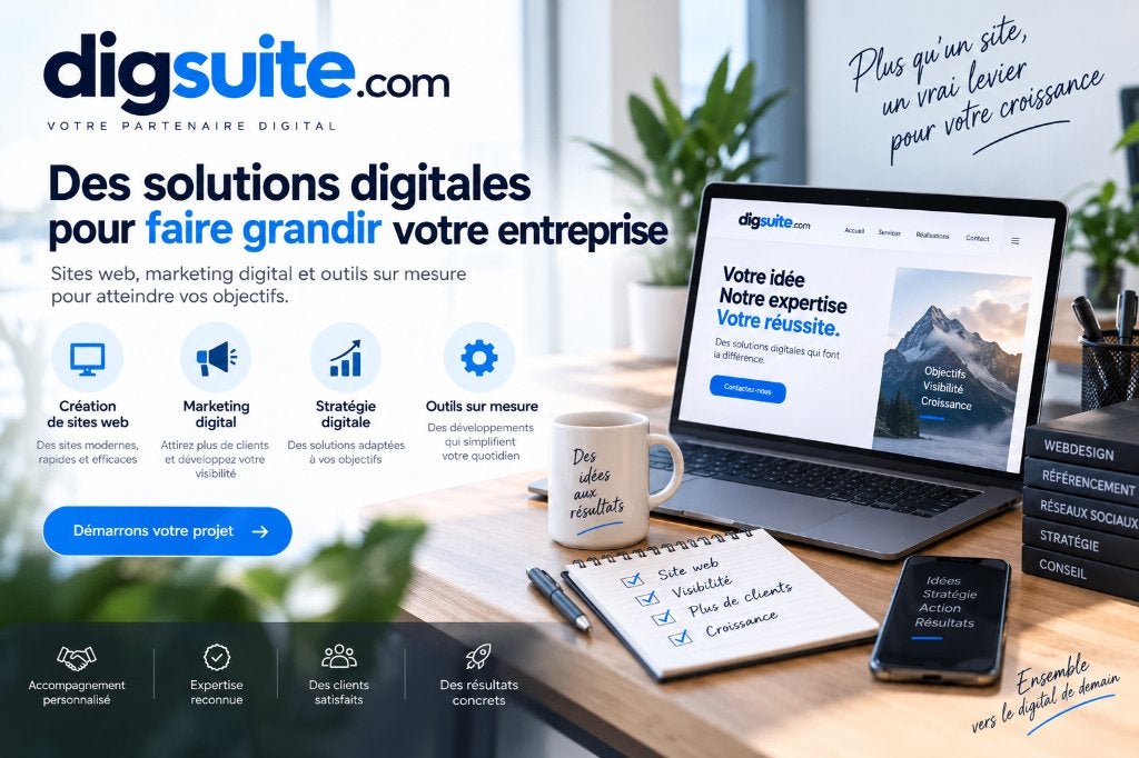 Création de site web, SaaS et agent IA, Diensten en Vakmensen, Webdesign