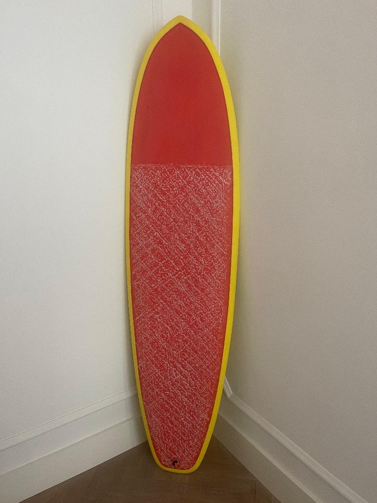 Handshaped surfboard 7'2" EPS/Epoxy, Watersport en Boten, Golfsurfen, Ophalen, Zo goed als nieuw, Funboard