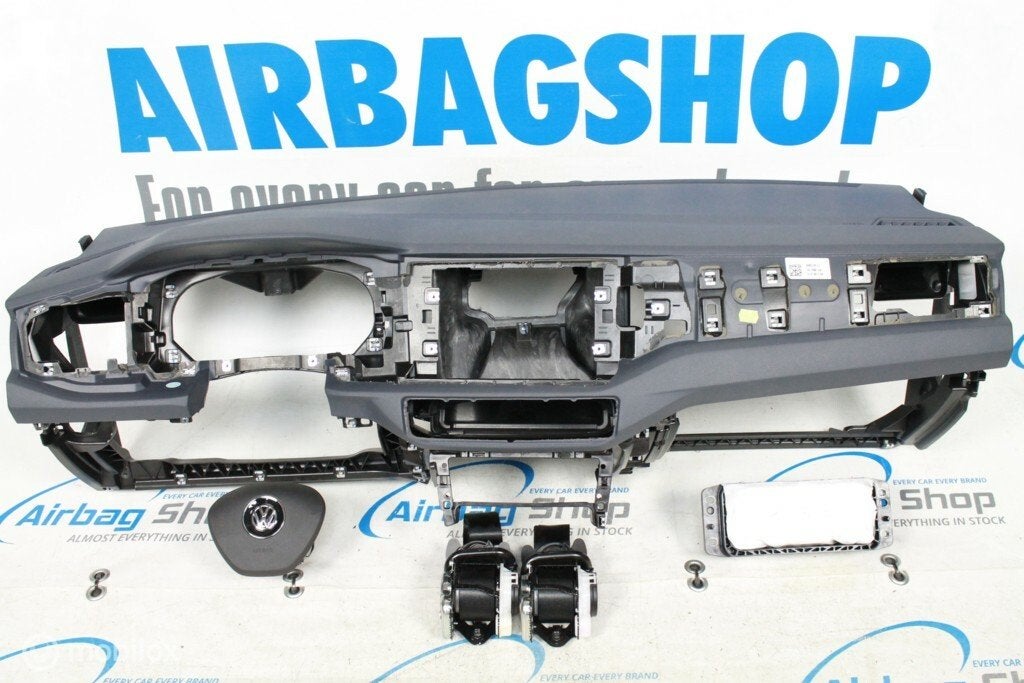 Airbag set - Dashboard blauw Volkswagen Polo (2018-heden), Gebruikt, Ophalen of Verzenden