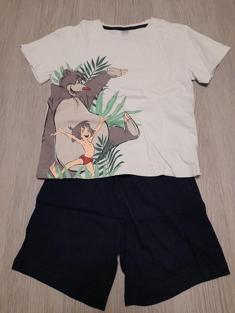 Pyjama Disney Jungle Boek 128/134, Enfants & Bébés, Vêtements enfant | Taille 128, Disney, Garçon ou Fille, Enlèvement ou Envoi