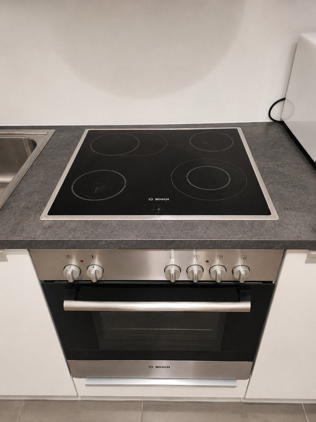 Bosch vitrokeramisch fornuis + kookplaat 60 cm, Elektronische apparatuur, Ophalen