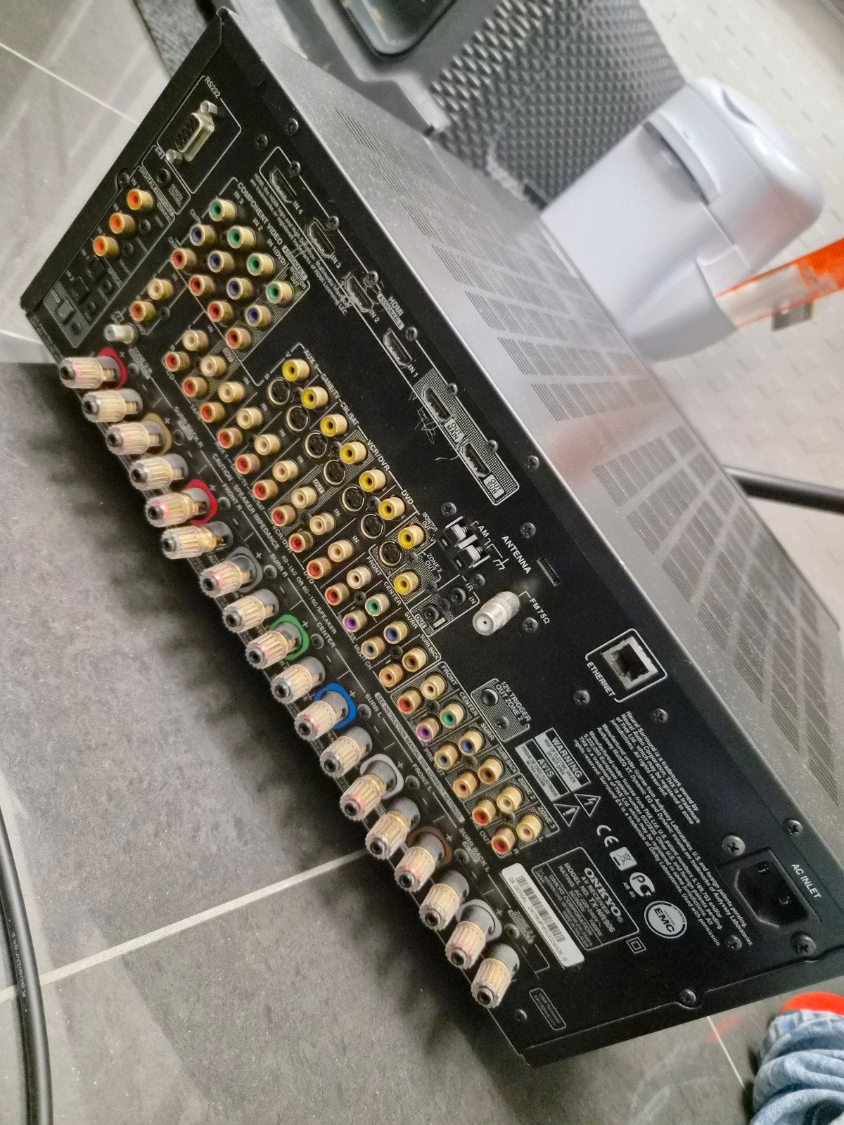 Onkyo TX-SR607 7.1 AV Receiver – HDMI – THX, Ophalen, Gebruikt, 5 tot 10 kanalen