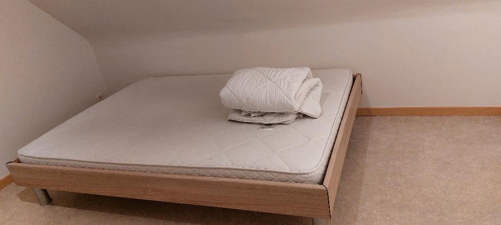 Bed 1.40m, Ophalen, Gebruikt, Tweepersoons, 140 cm