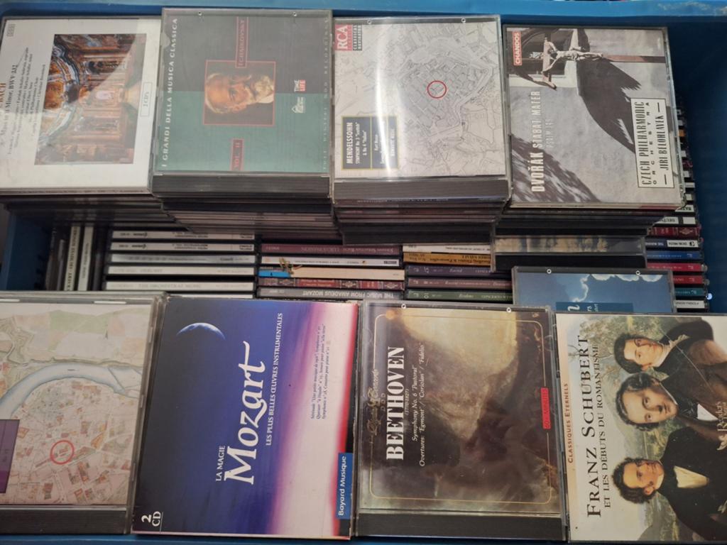 Lot 1245 x Cd's Classical, CD & DVD, Coffret, Enlèvement, Utilisé, Musique de chambre