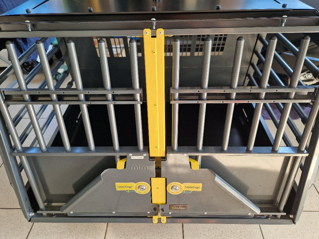 Auto hondenbench Variocage Double Medium in goede staat, Ophalen, Zo goed als nieuw
