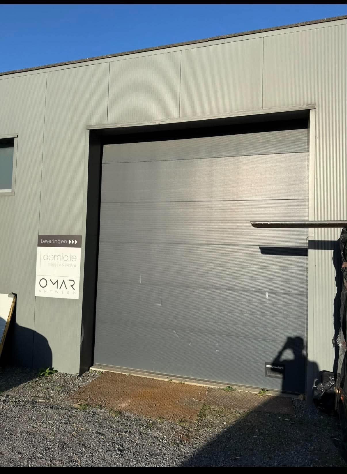 Sectionale garagepoort met motor te koop – 3,60 x 3,10 m, Articles professionnels, Immobilier d'entreprise, Achat