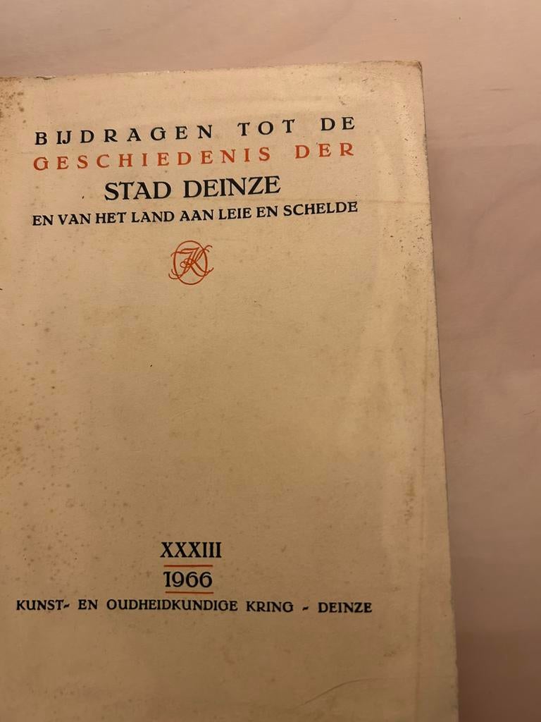 Geschiedenis van de stad Deinze en o.a. Nevele, Boeken, Geschiedenis | Stad en Regio, Ophalen of Verzenden