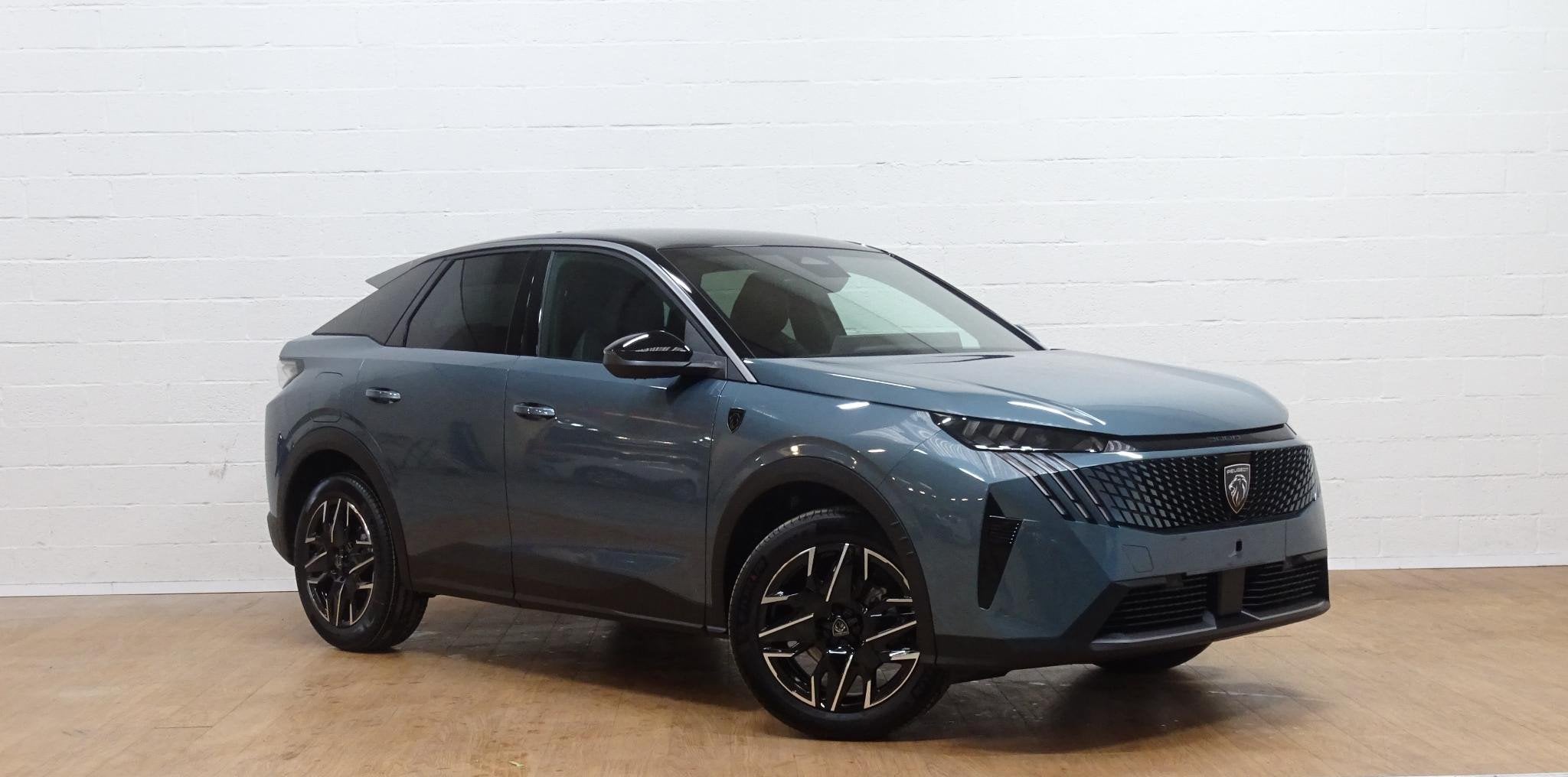 Peugeot 3008 1.2 Hybrid 145 GT+Open dak, Auto's, Stof, Gebruikt, 1199 cc, Blauw