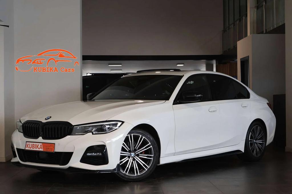 BMW 3 Serie 320 dAS M-Pack Open Dak 360 ACC Garantie*, Auto's, BMW, 4 deurs, Zwart, Wit, Bedrijf
