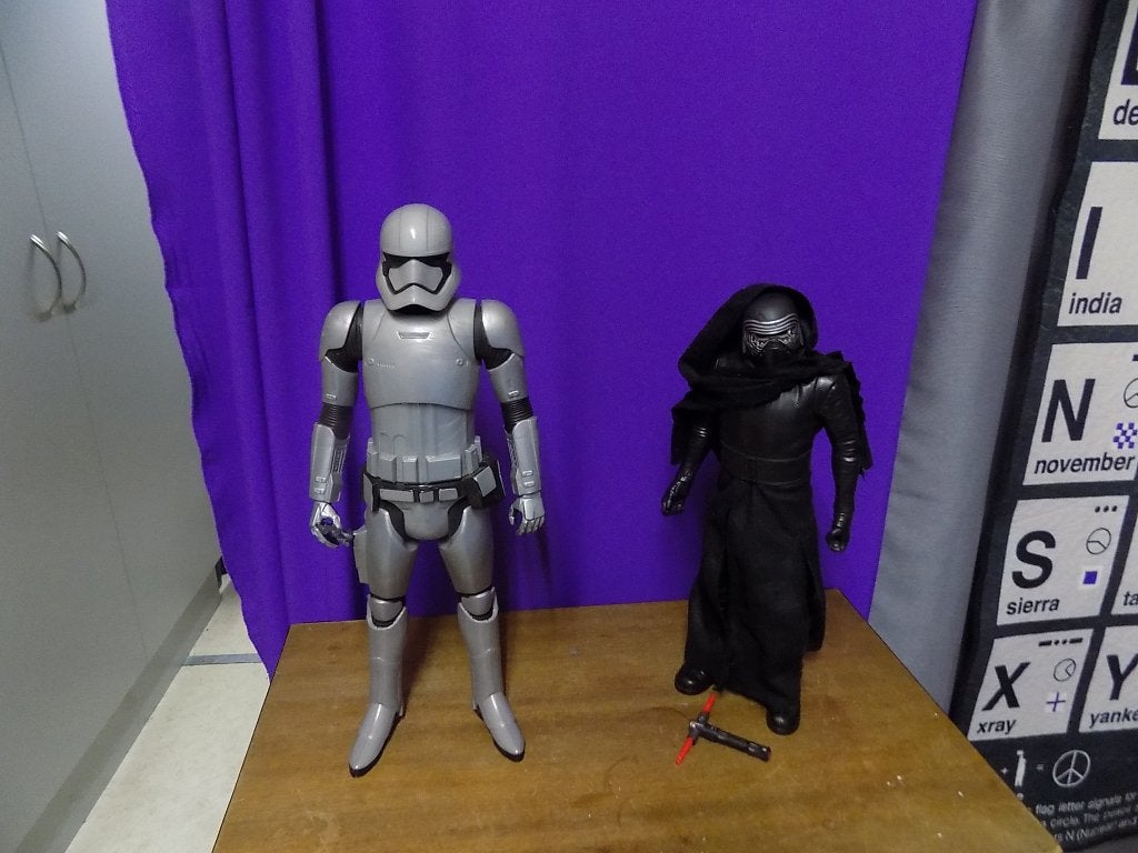Star Wars figuren, Kapitein Phasma en Kylo Ren, Ophalen of Verzenden, Gebruikt, Actiefiguurtje