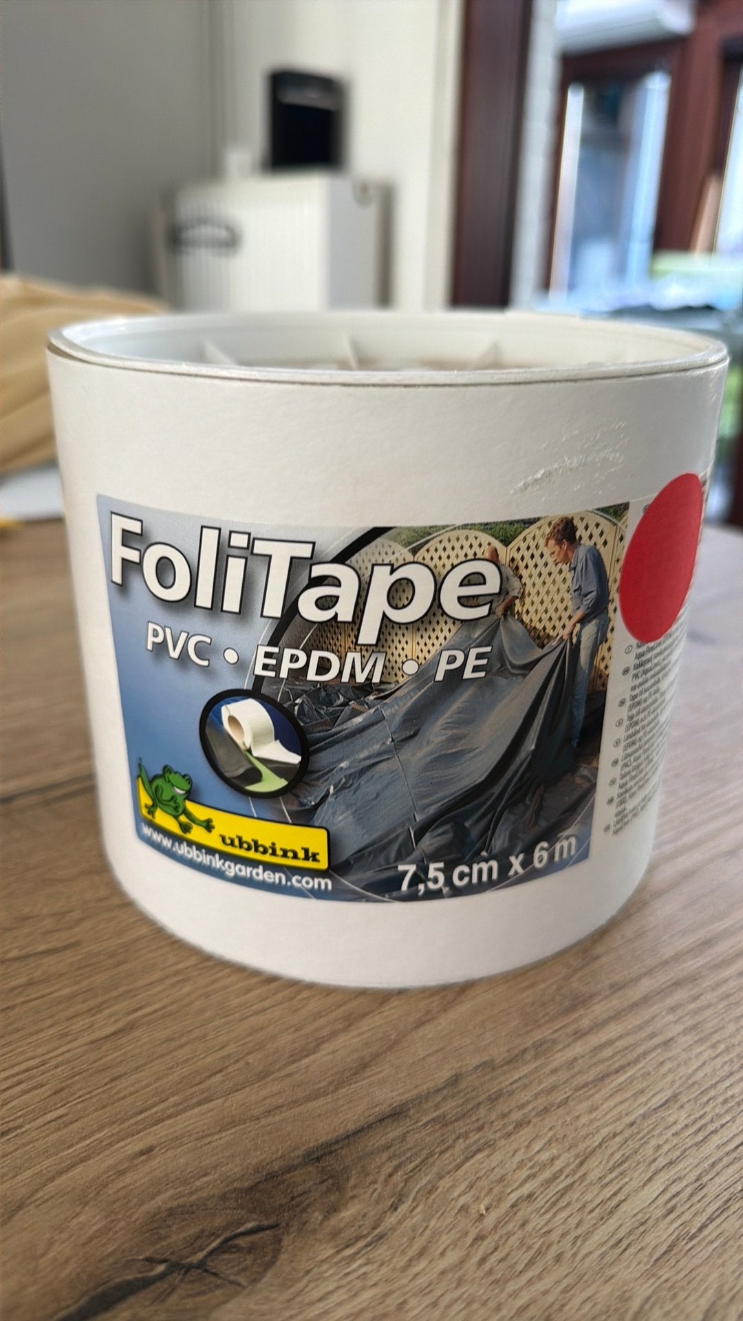 Dubbelzijdige vijverfolie tape. Ongeopend, Tuin en Terras, Ophalen, Zo goed als nieuw, Vijverfolie