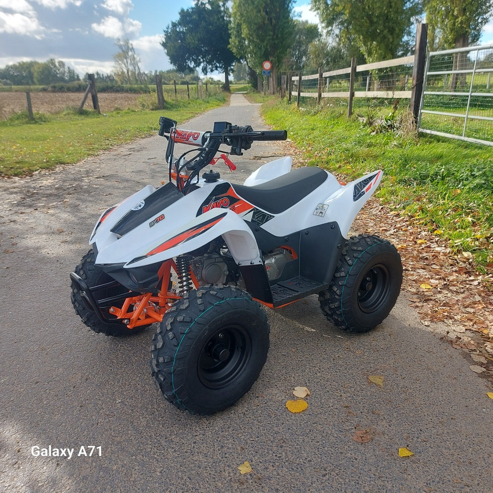 nieuwe kayo kinder quad 70cc topper!, Motoren