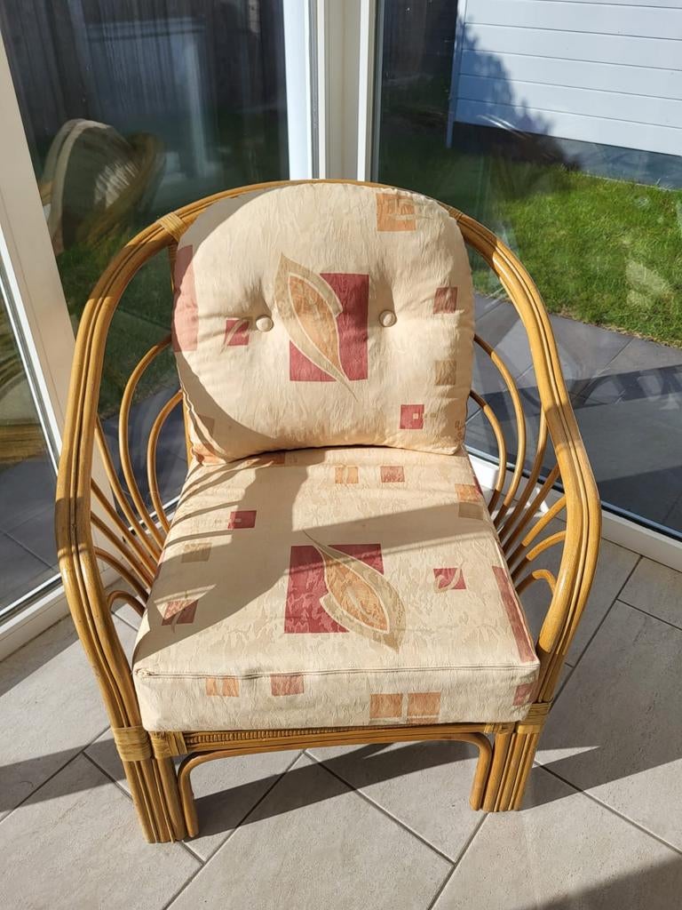 Rotan zetel, Tuin en Terras, Ophalen, Rotan