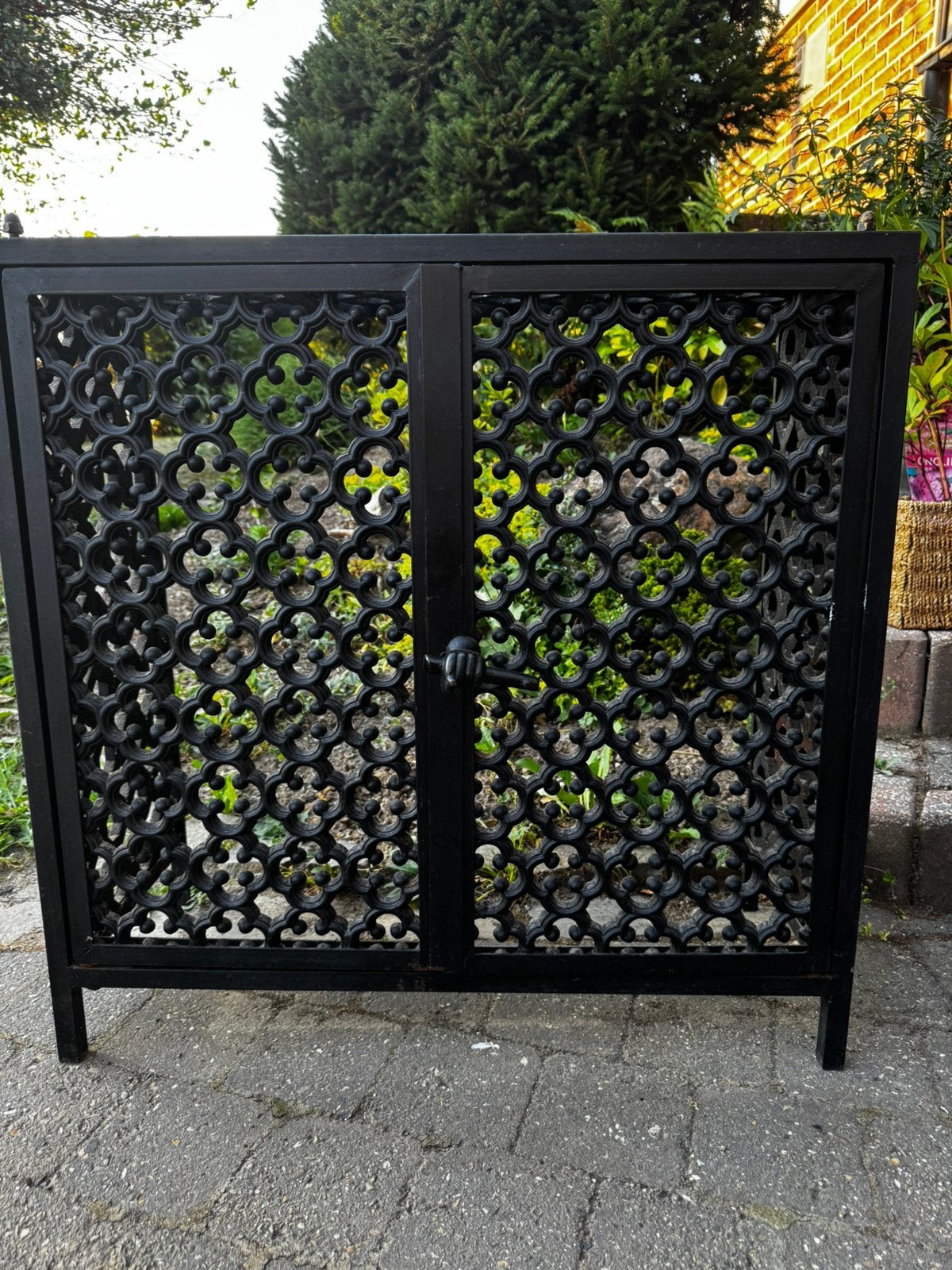 cache-radiateur en fer forgé /fonte noire - vintage, Enlèvement