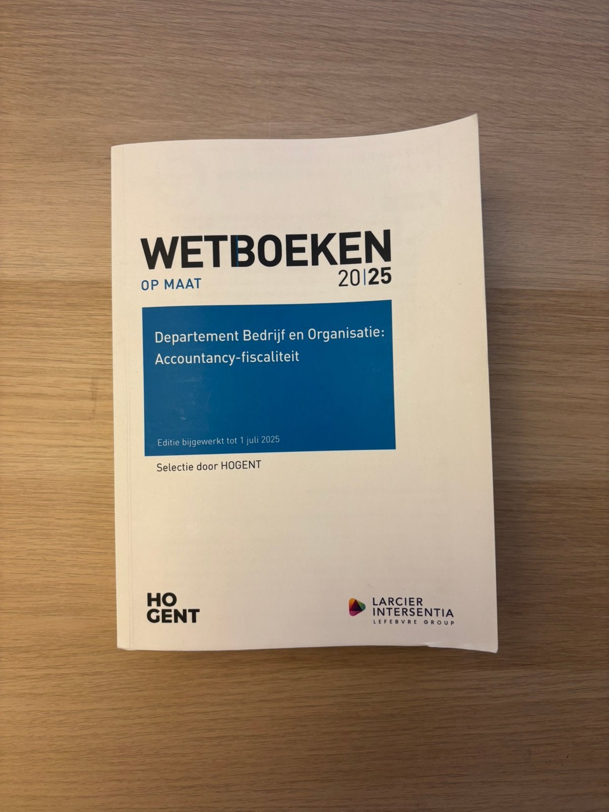Wetboek accountancy fiscaliteit, Boeken, Ophalen, Zo goed als nieuw
