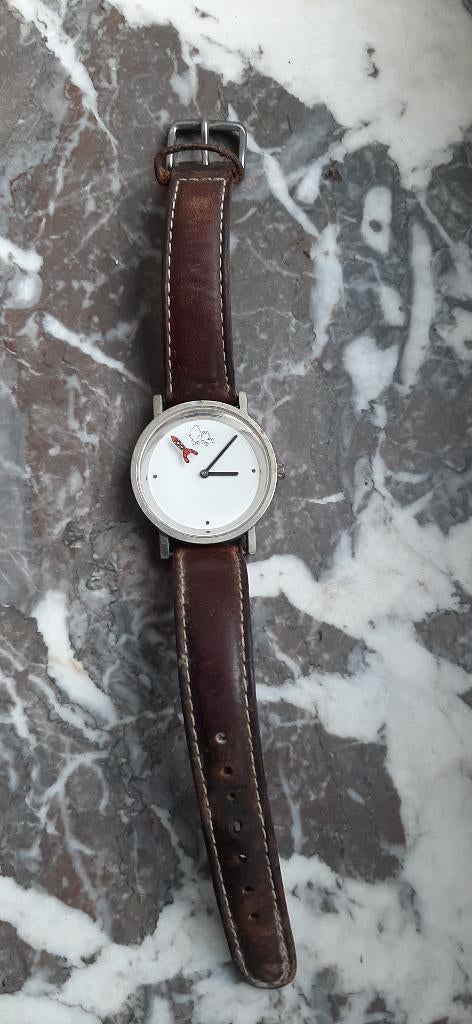 Montre Tintin, Enlèvement ou Envoi, Comme neuf, Acier, Cuir