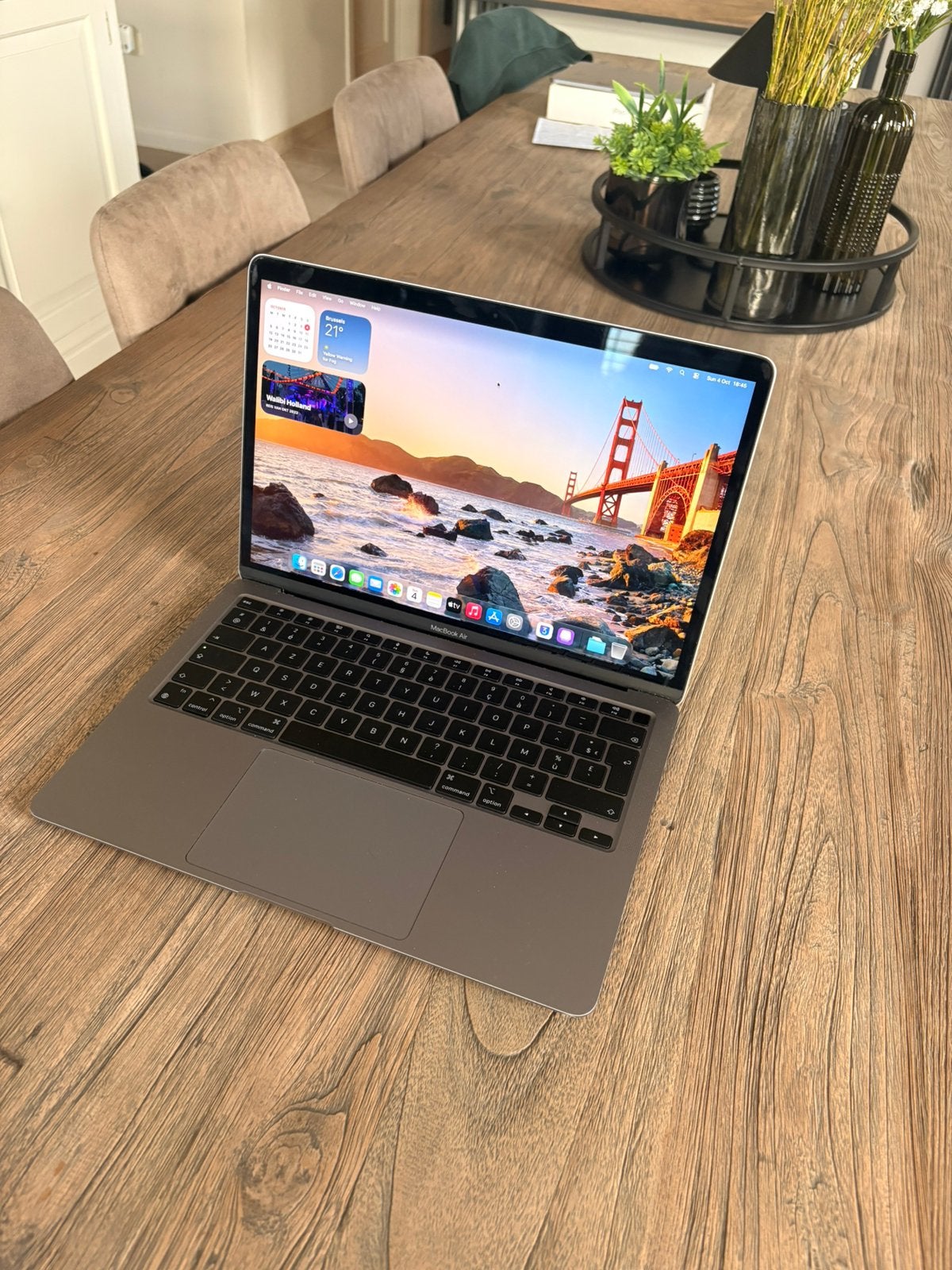 Macbook air M1, Computers en Software, Ophalen, 256 GB, 8 GB, Zo goed als nieuw
